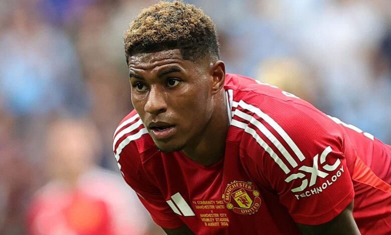 ماركوس راشفورد خارج خطط مانشستر رغم أداء برشلونة